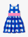 Jacadi Paris Kız Çocuk Ekoseli Tafta Kemerli Saten Elbise Jacadi Paris Kız Çocuk Ekoseli Tafta Kemerli Saten Elbise