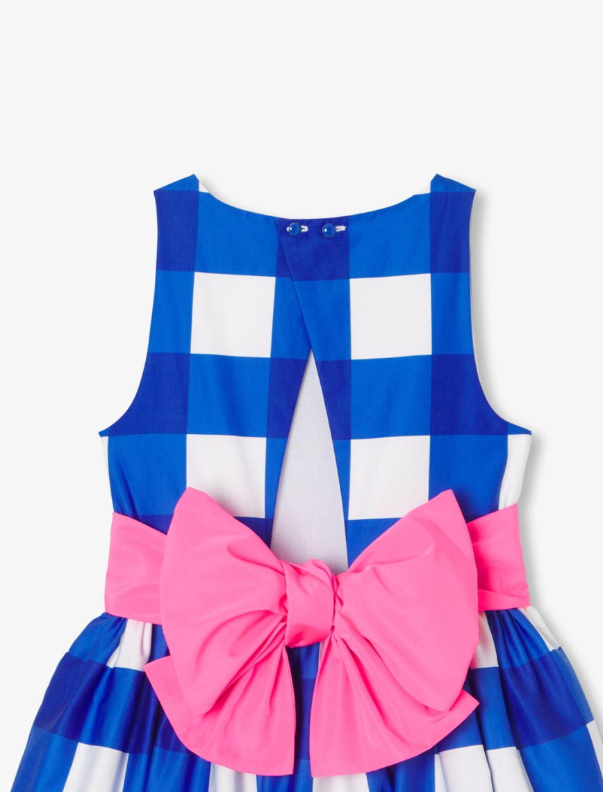 Jacadi Paris Kız Çocuk Ekoseli Tafta Kemerli Saten Elbise Jacadi Paris Kız Çocuk Ekoseli Tafta Kemerli Saten Elbise