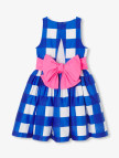 Jacadi Paris Kız Çocuk Ekoseli Tafta Kemerli Saten Elbise Jacadi Paris Kız Çocuk Ekoseli Tafta Kemerli Saten Elbise