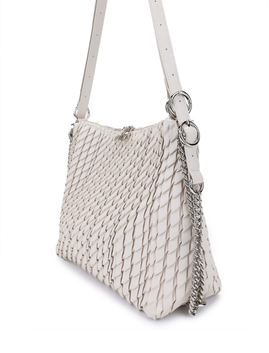 Tamer Tanca Kadın Vegan Bej Omuz Çanta Tamer Tanca Kadın Vegan Bej Omuz Çanta