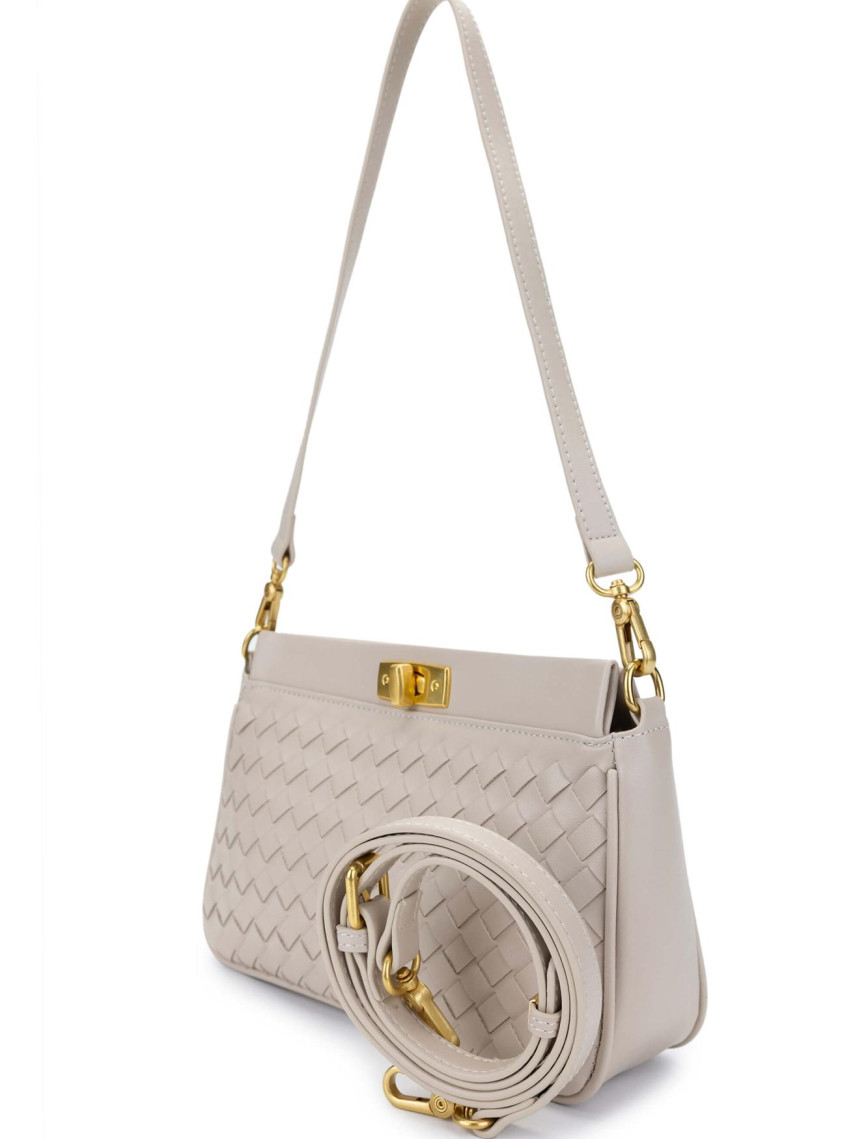 Tamer Tanca Kadın Vegan Bej Omuz Çanta Tamer Tanca Kadın Vegan Bej Omuz Çanta