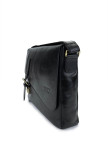 Tamer Tanca Erkek Hakiki Deri Siyah Deri Postacı Çanta