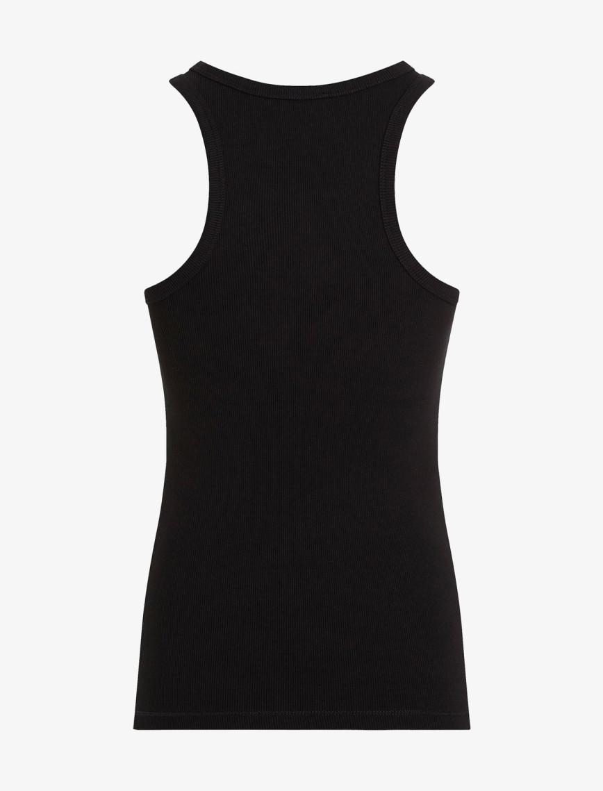 Calvin Klein Graphic Slim Kadın Siyah Kolsuz T-Shirt Calvin Klein Graphic Slim Kadın Siyah Kolsuz T-Shirt