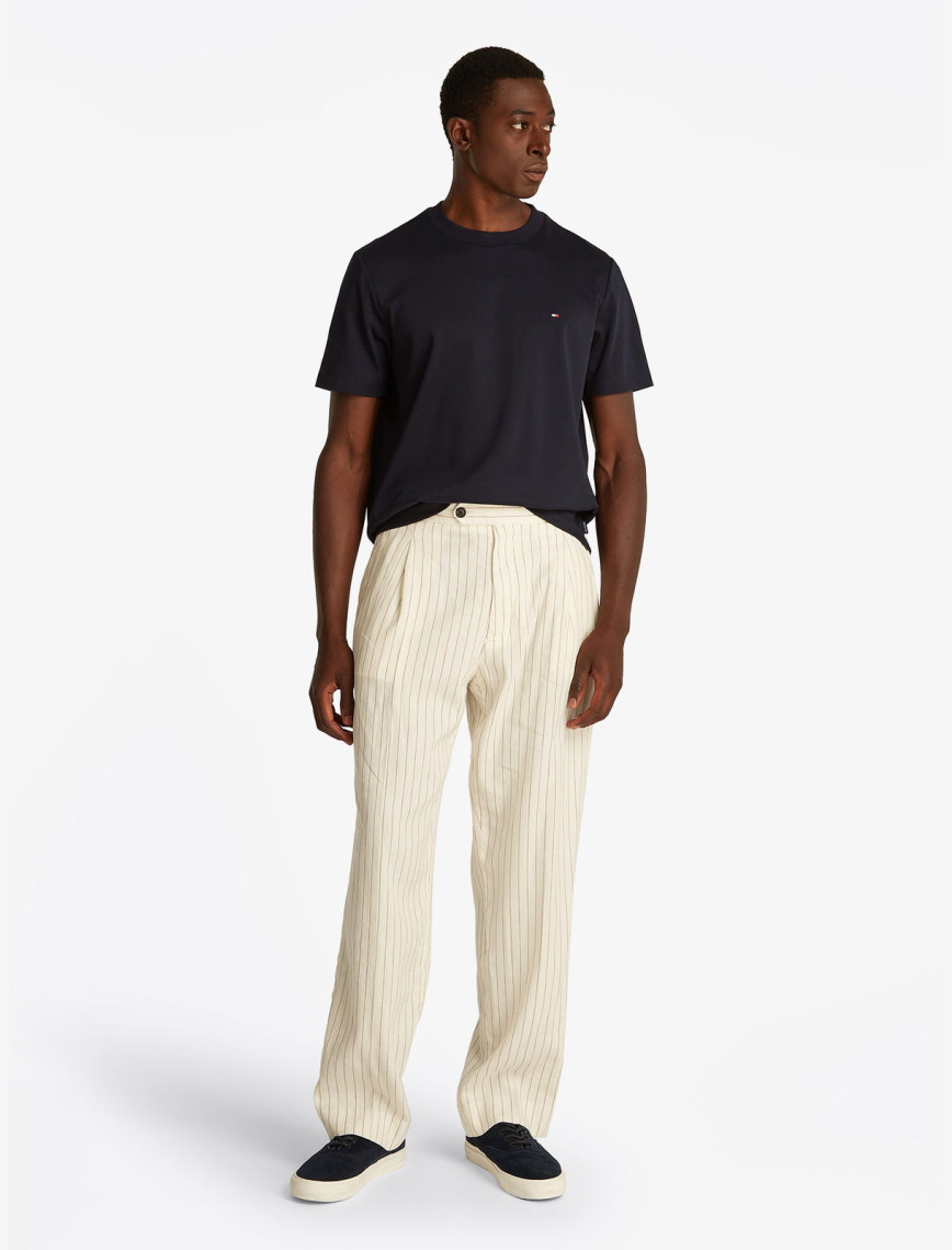 Tommy Hilfiger Luxury Interlock Erkek Mavi T-Shirt Tommy Hilfiger Luxury Interlock Erkek Mavi T-Shirt