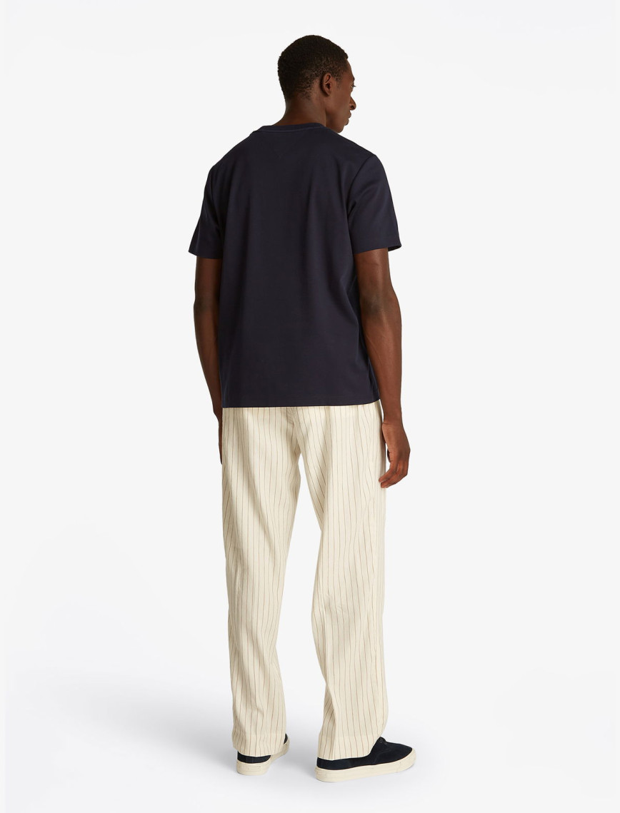 Tommy Hilfiger Luxury Interlock Erkek Mavi T-Shirt Tommy Hilfiger Luxury Interlock Erkek Mavi T-Shirt