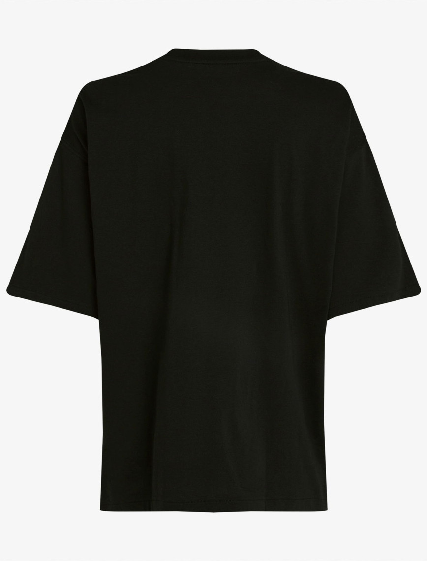 Calvin Klein Logo Kadın Siyah T-Shirt Calvin Klein Logo Kadın Siyah T-Shirt