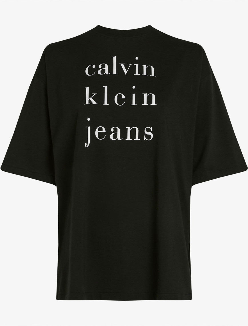 Calvin Klein Logo Kadın Siyah T-Shirt Calvin Klein Logo Kadın Siyah T-Shirt