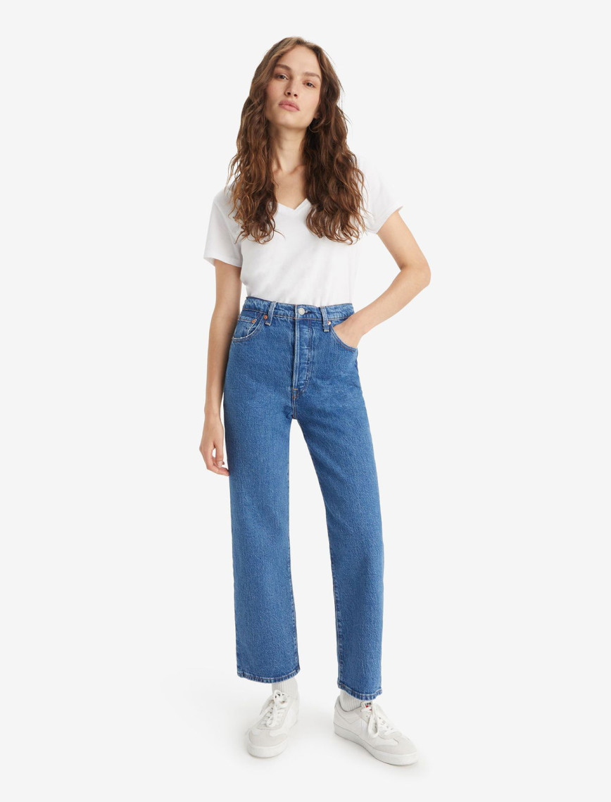 Levi's Ribcage Straight  Jazz Pop Kadın Mavi Jean