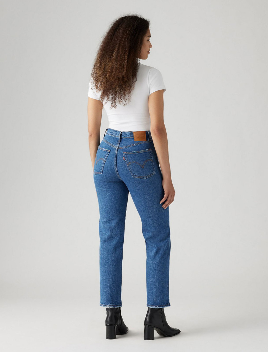 Levi's Ribcage Straight  Jazz Pop Kadın Mavi Jean