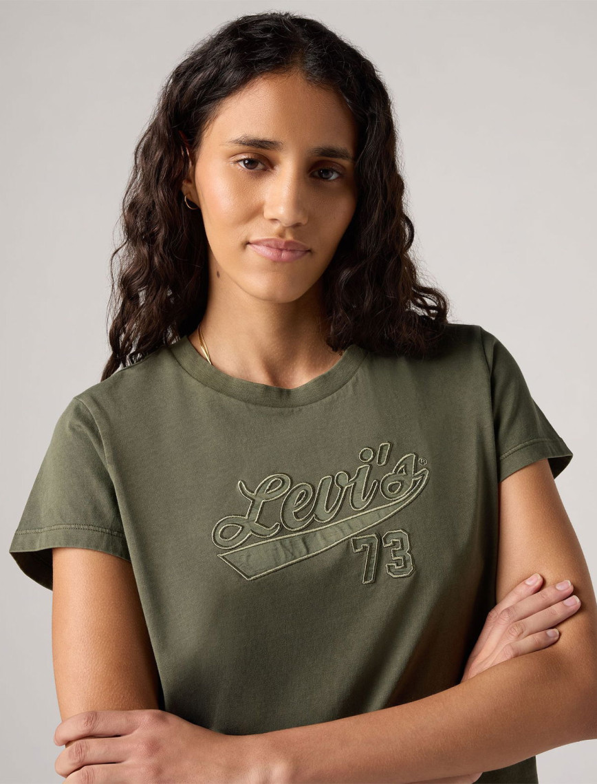 Levi's Graphic Boxy Kadın Yeşil T-Shirt Levi's Graphic Boxy Kadın Yeşil T-Shirt