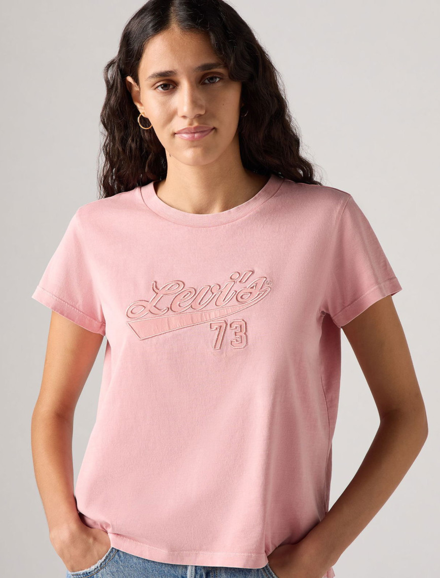 Levi's Graphic Boxy Kadın Pembe T-Shirt Levi's Graphic Boxy Kadın Pembe T-Shirt