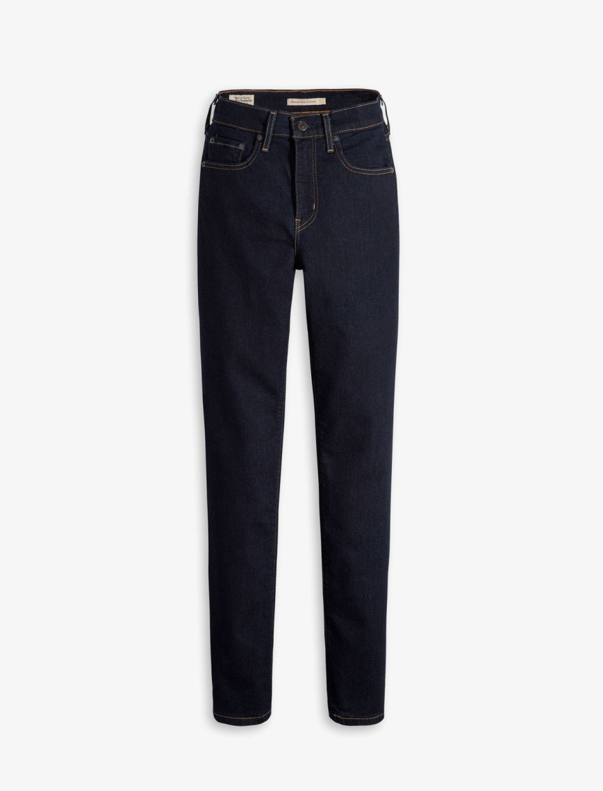 Levi's 724 High Rise Straight Blue Wave Rinse Kadın Lacivert Jean Levi's 724 High Rise Straight Blue Wave Rinse Kadın Lacivert Jean
