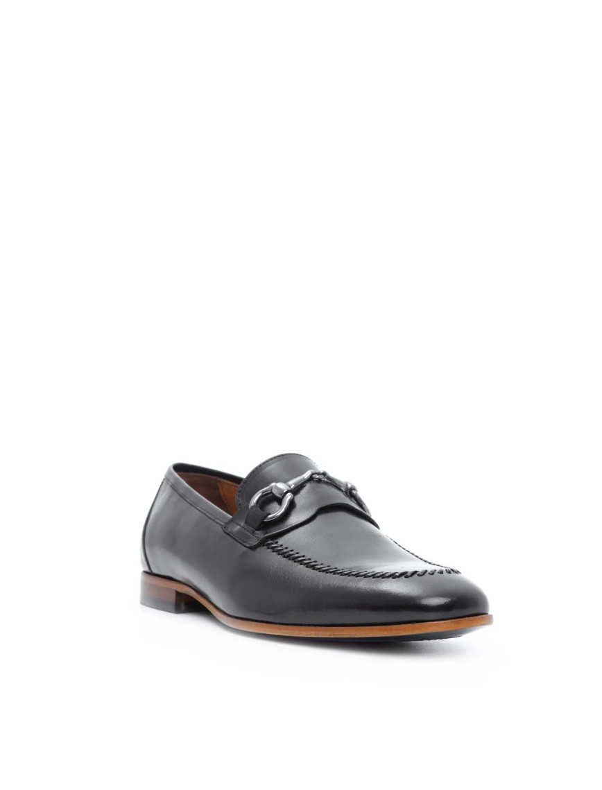 Tamer Tanca Erkek Hakiki Deri Siyah Bufalo Makosen Ayakkabı Tamer Tanca Erkek Hakiki Deri Siyah Bufalo Makosen Ayakkabı