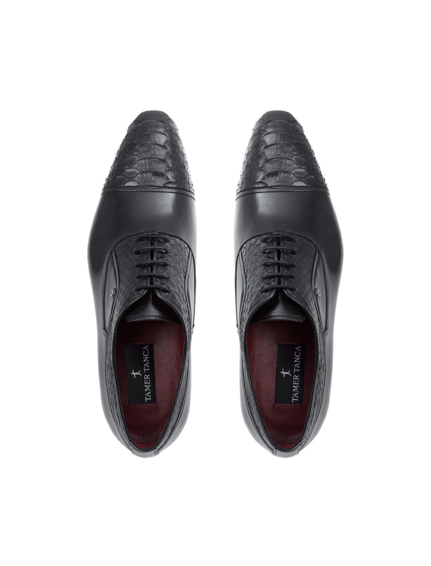 Tamer Tanca Erkek Hakiki Deri Siyah Klasik Ayakkabı Tamer Tanca Erkek Hakiki Deri Siyah Klasik Ayakkabı