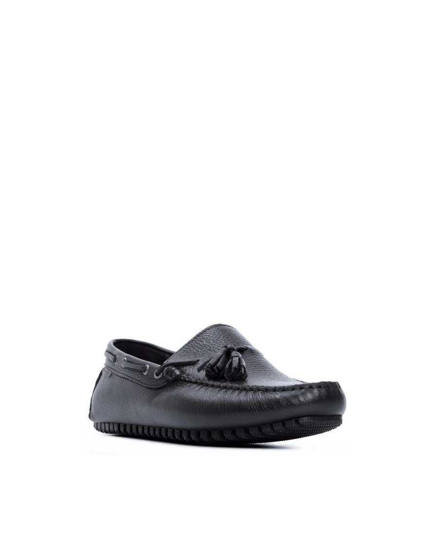 Tamer Tanca Erkek Hakiki Deri Siyah Floter Driver Ayakkabı Tamer Tanca Erkek Hakiki Deri Siyah Floter Driver Ayakkabı