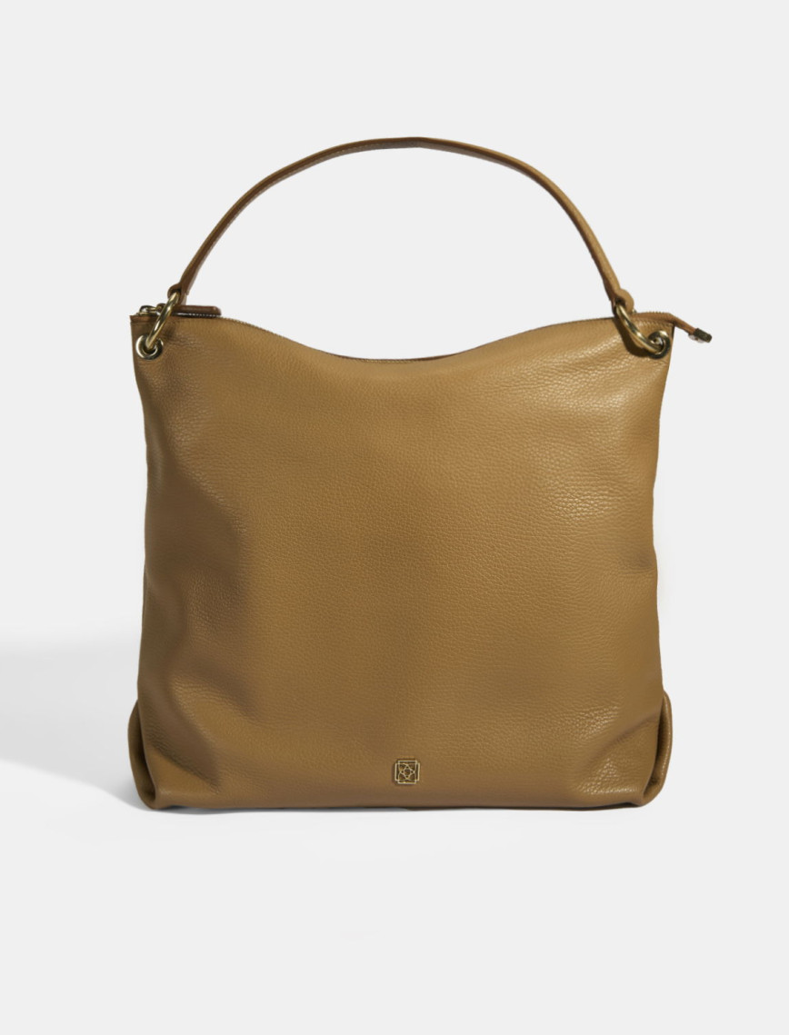 Kadın Gri Deri Omuz Çantası Kadın Gri Deri Omuz Çantası