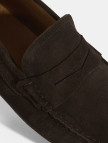 Erkek Kahve Slip-On Süet Loafer Erkek Kahve Slip-On Süet Loafer
