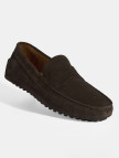 Erkek Kahve Slip-On Süet Loafer Erkek Kahve Slip-On Süet Loafer