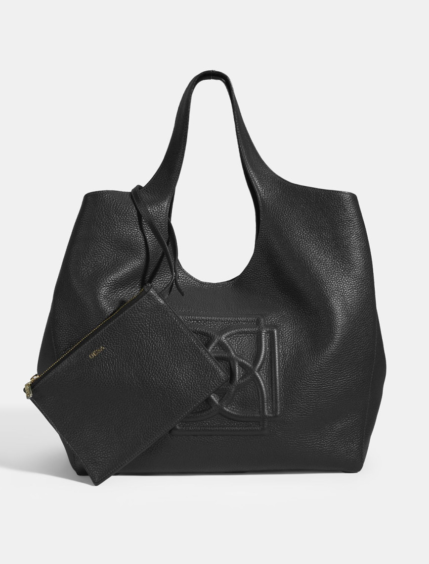 Kadın Turuncu Deri Hobo Çanta