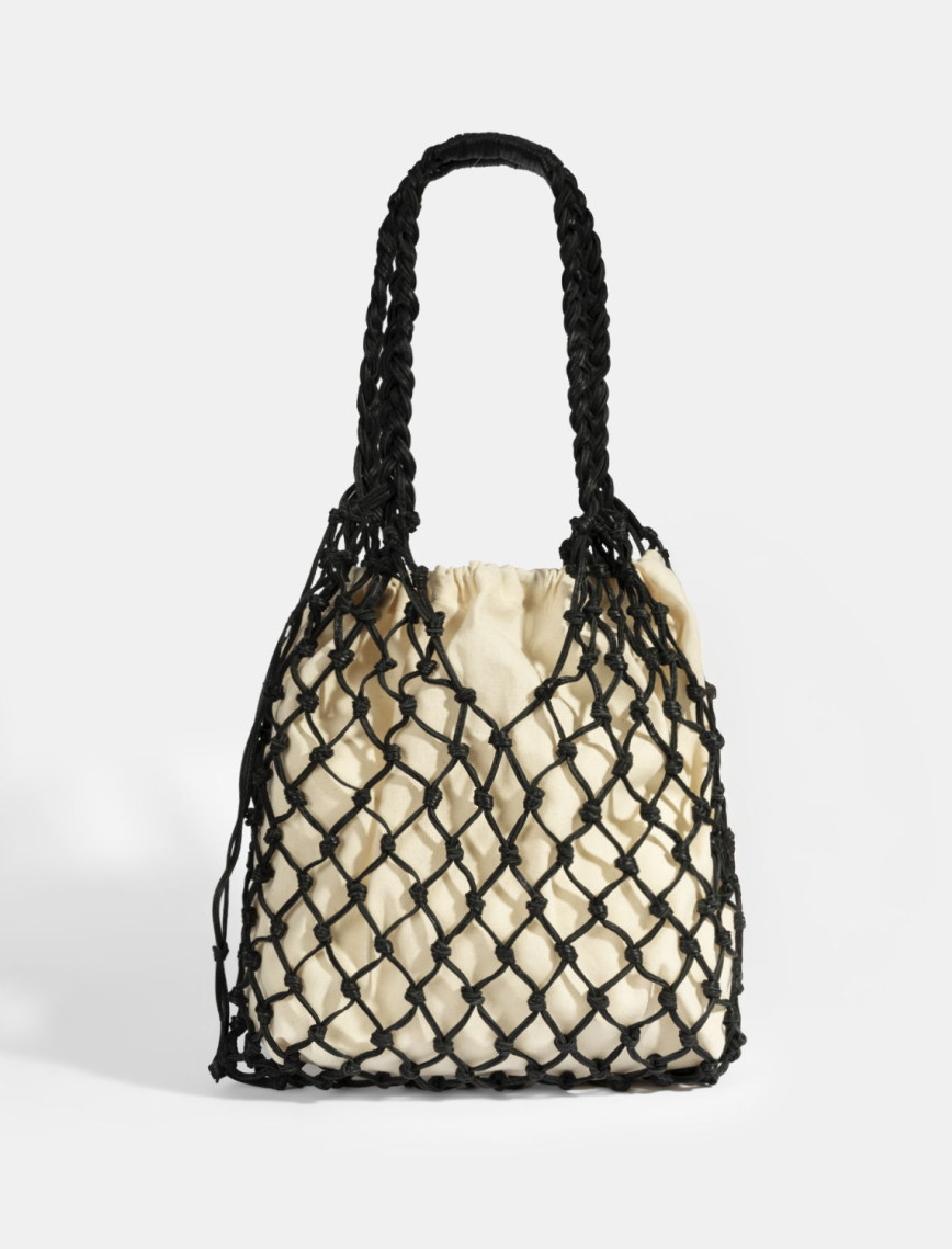 KEDV Mimozalı Deri Örgü Çanta KEDV Mimozalı Deri Örgü Çanta