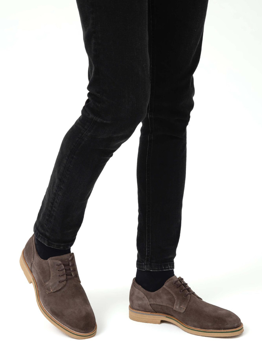 Tamer Tanca Erkek Hakiki Deri Gri Casual Ayakkabı Tamer Tanca Erkek Hakiki Deri Gri Casual Ayakkabı