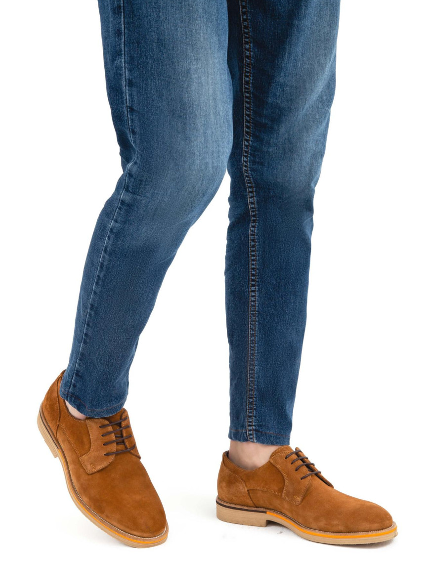 Tamer Tanca Erkek Hakiki Deri Kahverengi Casual Ayakkabı Tamer Tanca Erkek Hakiki Deri Kahverengi Casual Ayakkabı