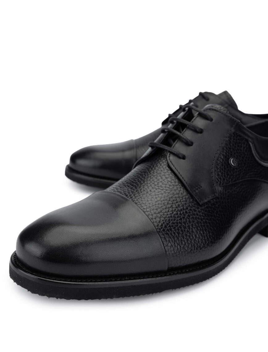 Tamer Tanca Erkek Hakiki Deri Siyah Günlük Ayakkabı Tamer Tanca Erkek Hakiki Deri Siyah Günlük Ayakkabı