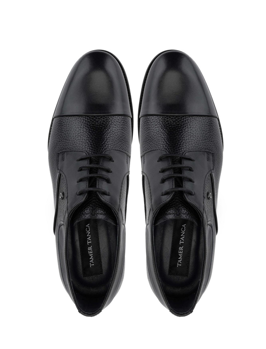 Tamer Tanca Erkek Hakiki Deri Siyah Günlük Ayakkabı Tamer Tanca Erkek Hakiki Deri Siyah Günlük Ayakkabı