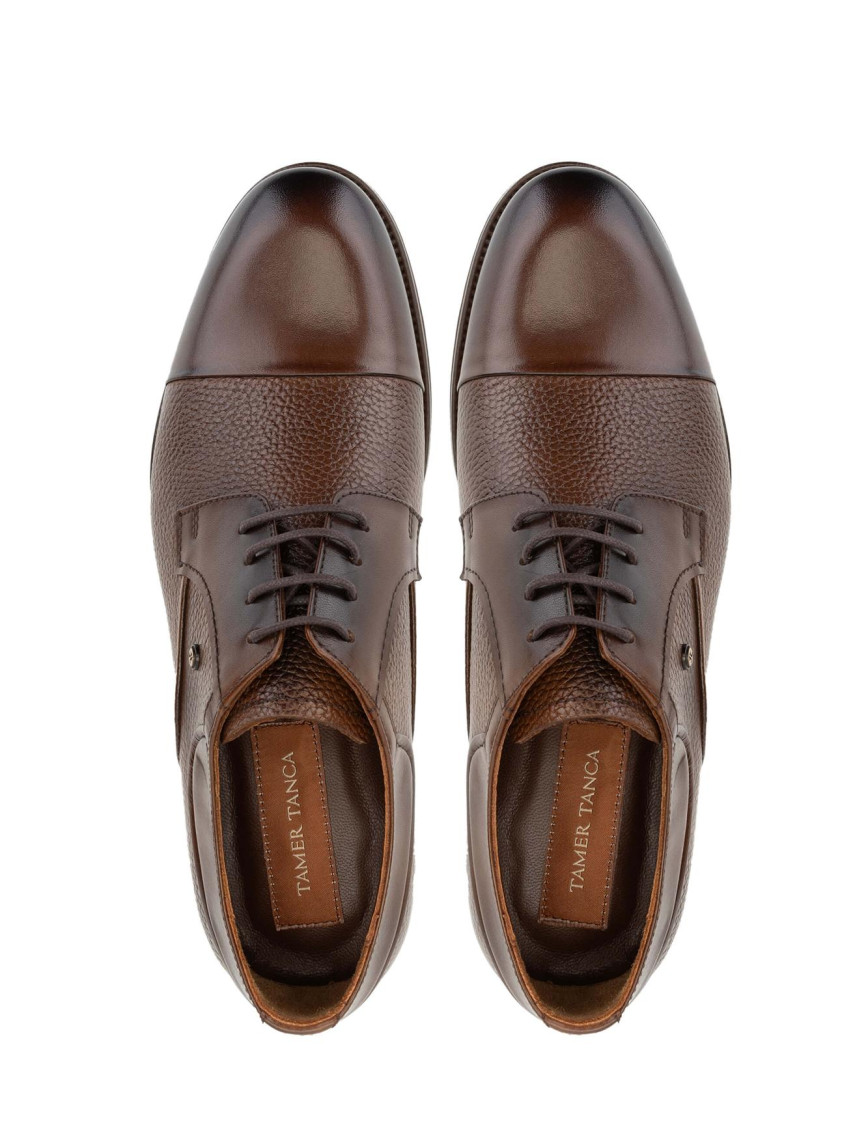 Tamer Tanca Erkek Hakiki Deri Kahverengi Günlük Ayakkabı Tamer Tanca Erkek Hakiki Deri Kahverengi Günlük Ayakkabı