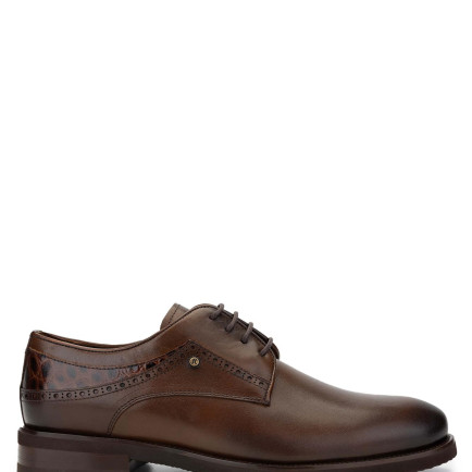 Tamer Tanca Erkek Hakiki Deri Kahverengi Günlük Ayakkabı