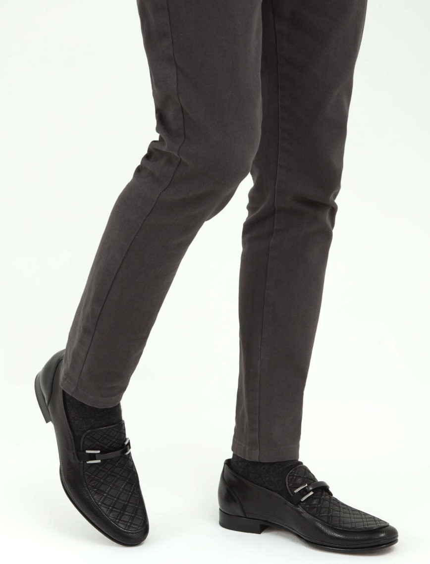 Tamer Tanca Erkek Hakiki Deri Siyah Makosen Ayakkabı Tamer Tanca Erkek Hakiki Deri Siyah Makosen Ayakkabı