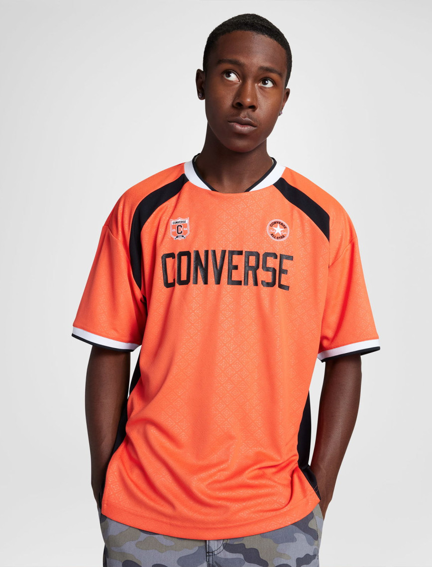 Converse Soccer Jersey Erkek Baskılı Siyah Forma Converse Soccer Jersey Erkek Baskılı Siyah Forma