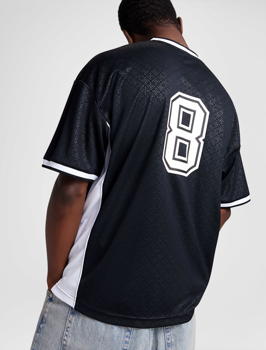 Converse Soccer Jersey Erkek Baskılı Siyah Forma Converse Soccer Jersey Erkek Baskılı Siyah Forma