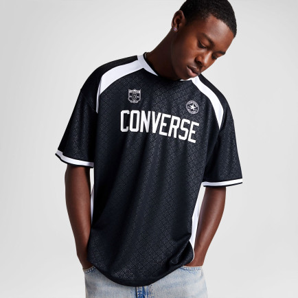 Converse Soccer Jersey Erkek Baskılı Siyah Forma Converse Soccer Jersey Erkek Baskılı Siyah Forma