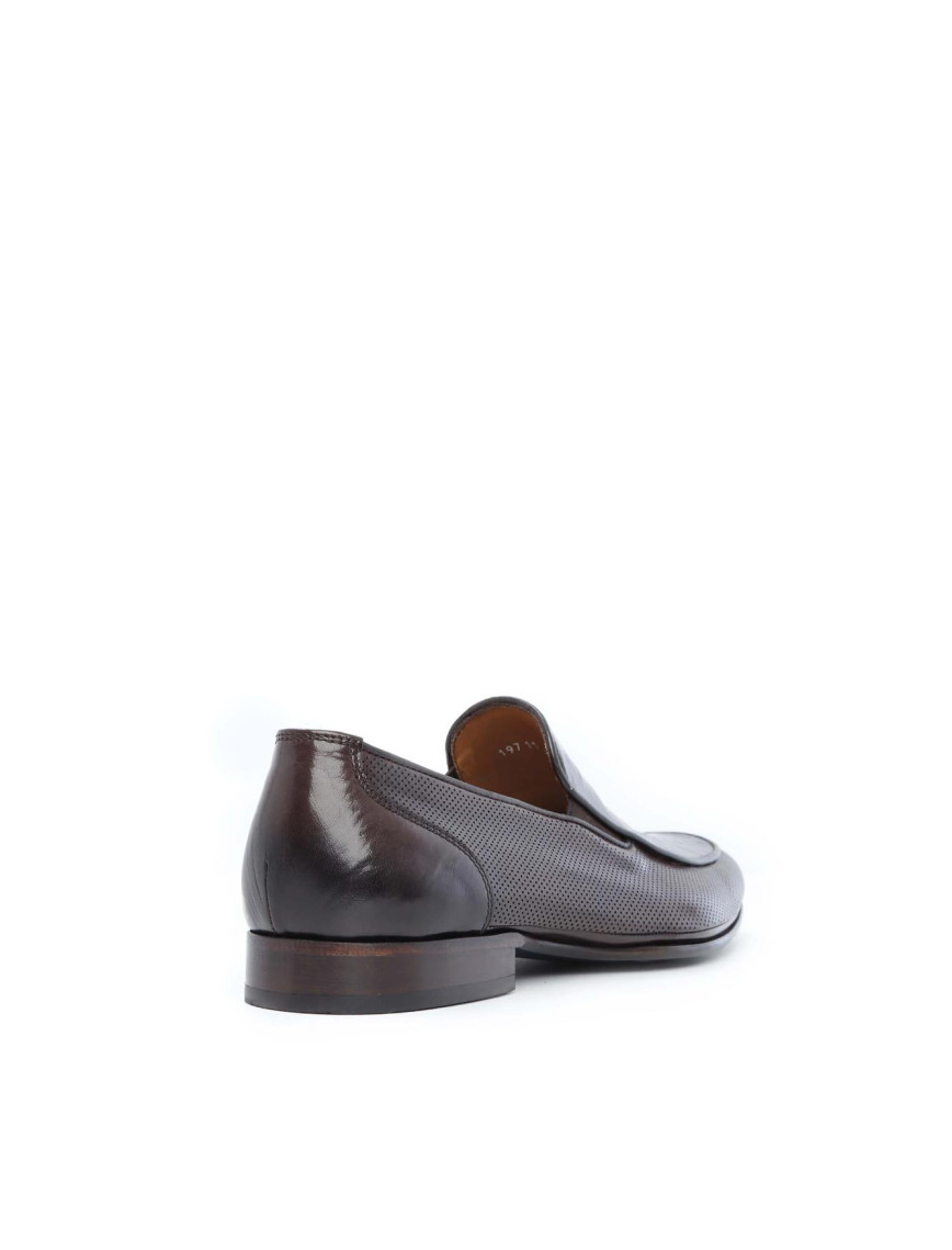 Tamer Tanca Erkek Hakiki Deri Kahverengi Bufalo Makosen Ayakkabı Tamer Tanca Erkek Hakiki Deri Kahverengi Bufalo Makosen Ayakkabı