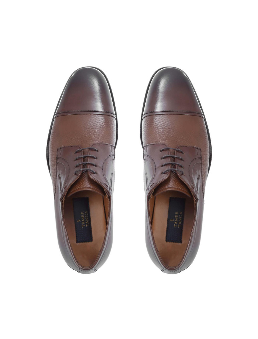 Tamer Tanca Erkek Hakiki Deri Taba Klasik Ayakkabı Tamer Tanca Erkek Hakiki Deri Taba Klasik Ayakkabı