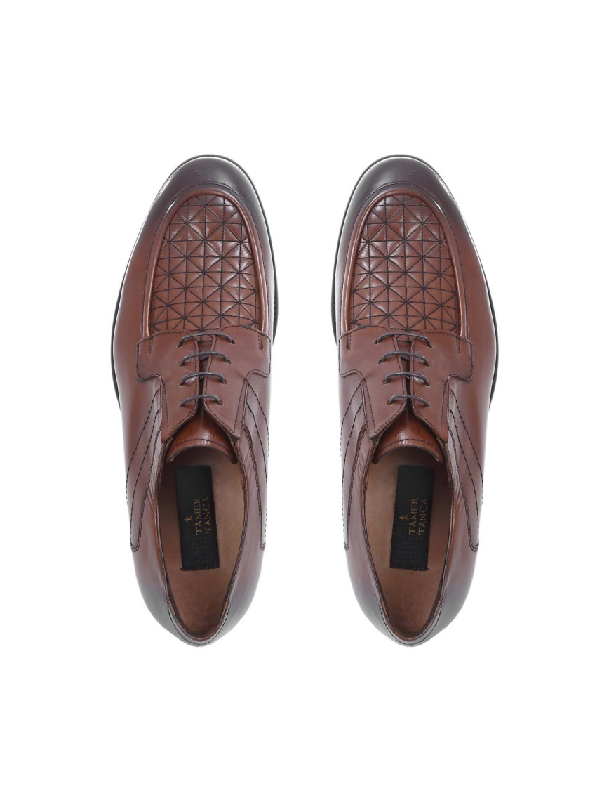 Tamer Tanca Erkek Hakiki Deri Taba Klasik Ayakkabı Tamer Tanca Erkek Hakiki Deri Taba Klasik Ayakkabı