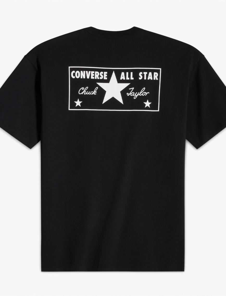 Converse Erkek Grafik Baskılı Siyah T-Shirt Converse Erkek Grafik Baskılı Siyah T-Shirt