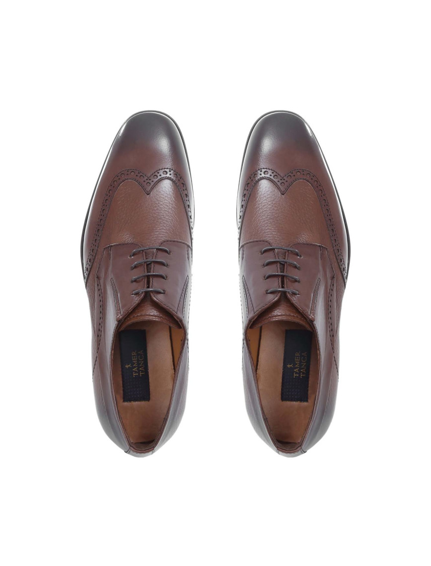 Tamer Tanca Erkek Hakiki Deri Taba Klasik Ayakkabı Tamer Tanca Erkek Hakiki Deri Taba Klasik Ayakkabı