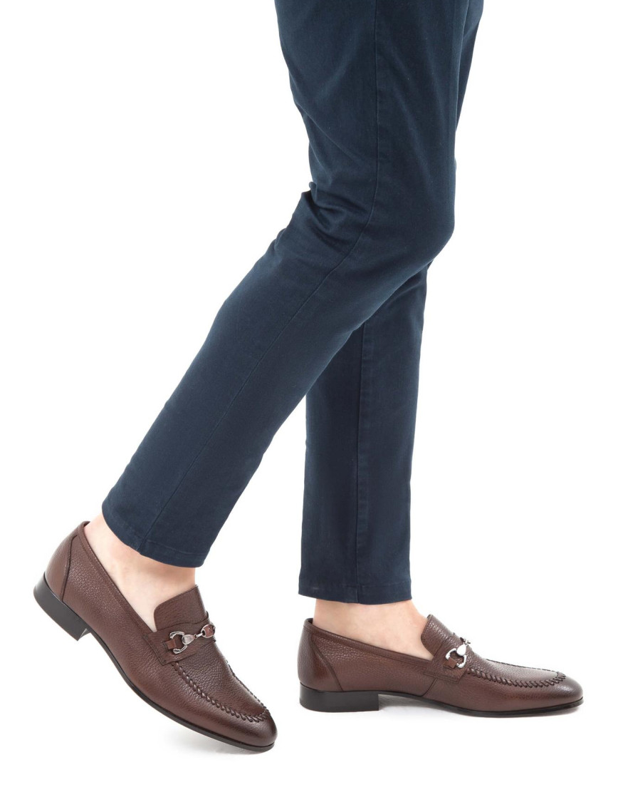 Tamer Tanca Erkek Hakiki Deri Taba Makosen Ayakkabı Tamer Tanca Erkek Hakiki Deri Taba Makosen Ayakkabı