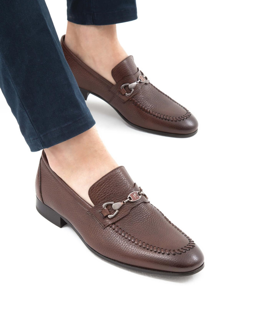 Tamer Tanca Erkek Hakiki Deri Taba Makosen Ayakkabı Tamer Tanca Erkek Hakiki Deri Taba Makosen Ayakkabı