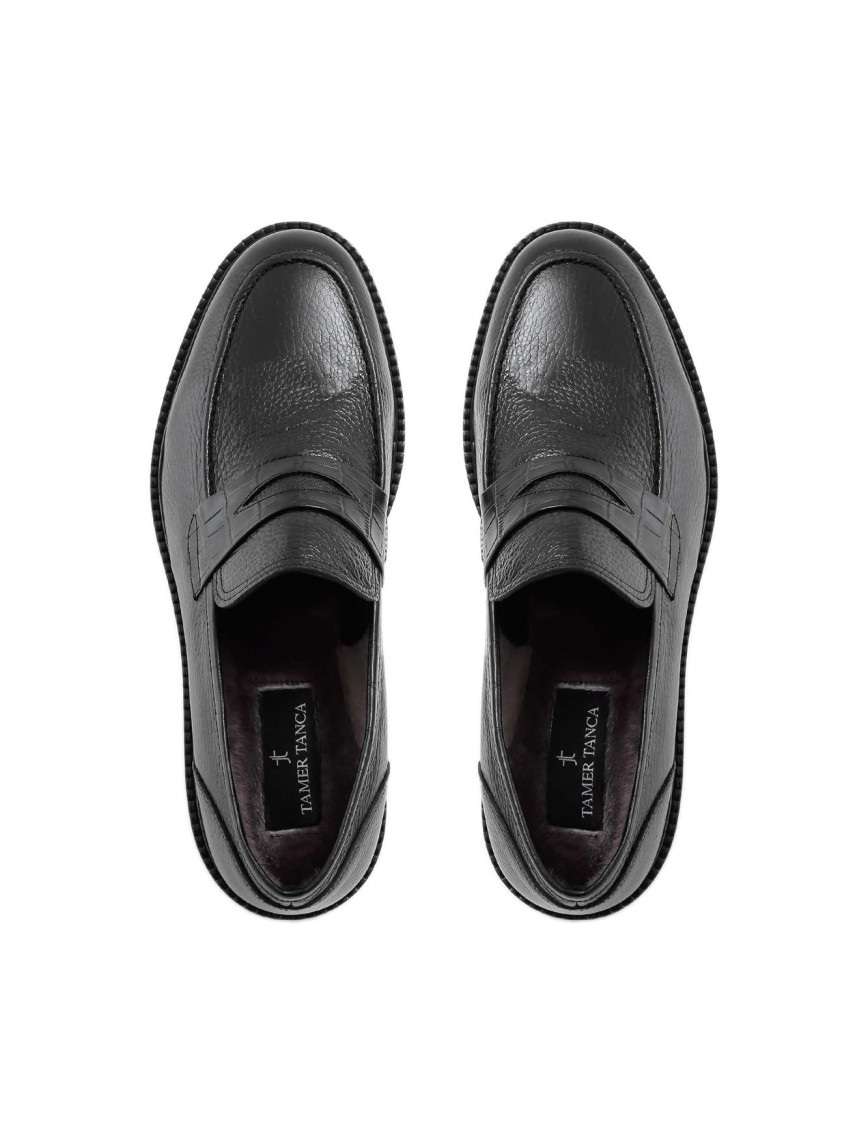 Tamer Tanca Erkek Hakiki Deri Siyah Klasik Ayakkabı Tamer Tanca Erkek Hakiki Deri Siyah Klasik Ayakkabı