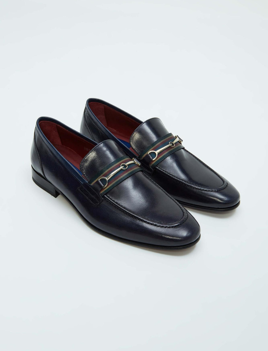 Tamer Tanca Erkek Hakiki Deri Lacivert Klasik Ayakkabı Tamer Tanca Erkek Hakiki Deri Lacivert Klasik Ayakkabı