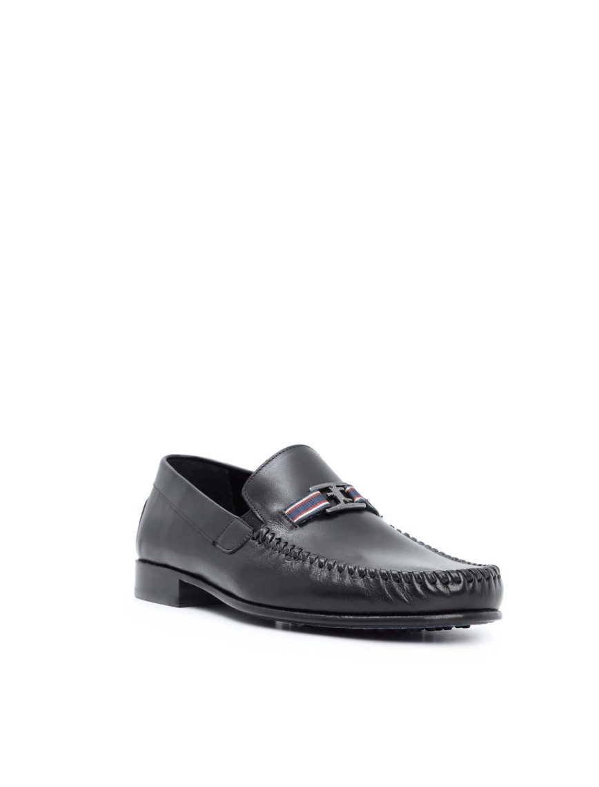 Tamer Tanca Erkek Hakiki Deri Siyah Makosen Ayakkabı Tamer Tanca Erkek Hakiki Deri Siyah Makosen Ayakkabı