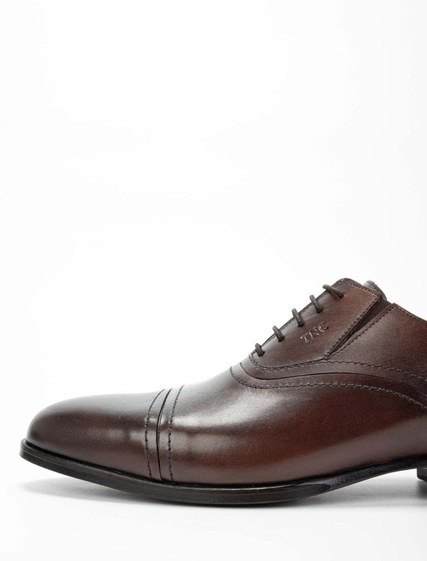 Tamer Tanca Erkek Hakiki Deri Kahverengi Klasik Ayakkabı Tamer Tanca Erkek Hakiki Deri Kahverengi Klasik Ayakkabı