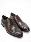 Tamer Tanca Erkek Hakiki Deri Kahverengi Klasik Ayakkabı Tamer Tanca Erkek Hakiki Deri Kahverengi Klasik Ayakkabı