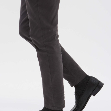 Tamer Tanca Erkek Hakiki Deri Siyah Makosen Ayakkabı