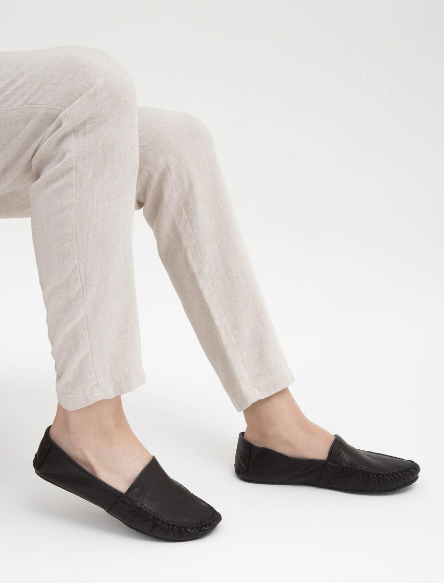 Tamer Tanca Erkek Hakiki Deri Siyah Ev Terliği Terlik Tamer Tanca Erkek Hakiki Deri Siyah Ev Terliği Terlik