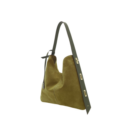 Vela Maxi Süet Çanta