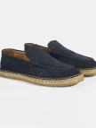 Erkek Lacivert Slip-On Süet Espadril Erkek Lacivert Slip-On Süet Espadril